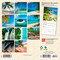 Tropical Islands | 2026 7 x 14 Inch (Hanging) Monthly Mini Wall Calendar